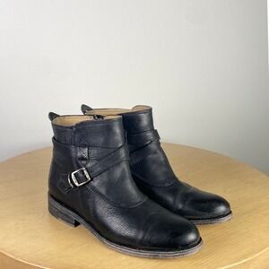 Frye Jayden Cross Strap Motorcycle Boot